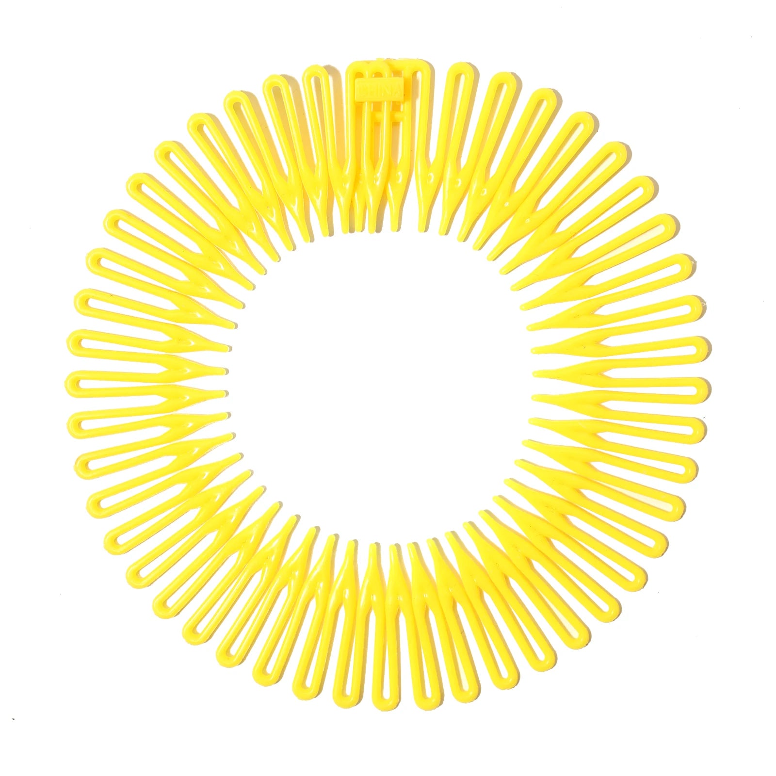 Women Plastic Full Circle Stretch Flexible Comb Teeth Headband Hair Band Clip Face Wash Fixed Hair Accessories