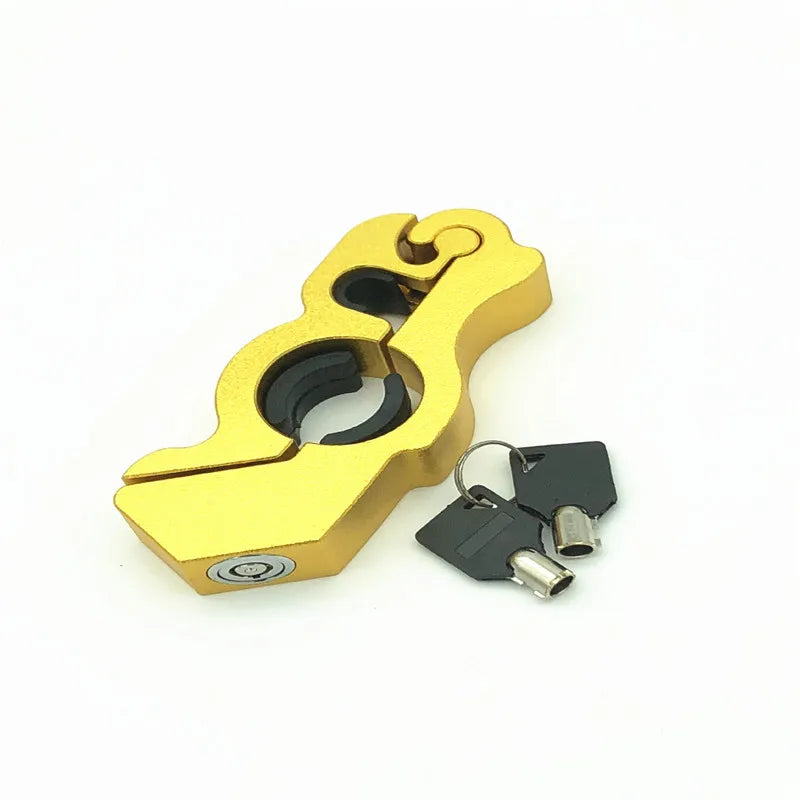 Motorcycle Grip Lock Security Send Handset Lock Fit Scooter Atv Dirt Street Bikes Anti Theft Accessories Supplies