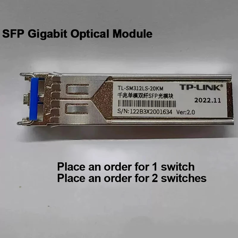 Gustard N18 N18pro SFP Gigabit Optical Module 1Meter LC-LC Fiber Optical Cable For Network Ethernet Switch SFP+10M/100M/1000M