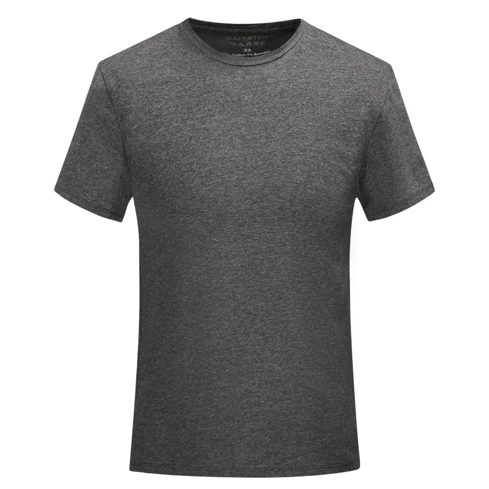 2024 Men T Shirt Brand New 6 colors Fitness Mens T-shirts O neck Man T-shirt For Male Clothing Tshirts XS-3XL Tops Tees