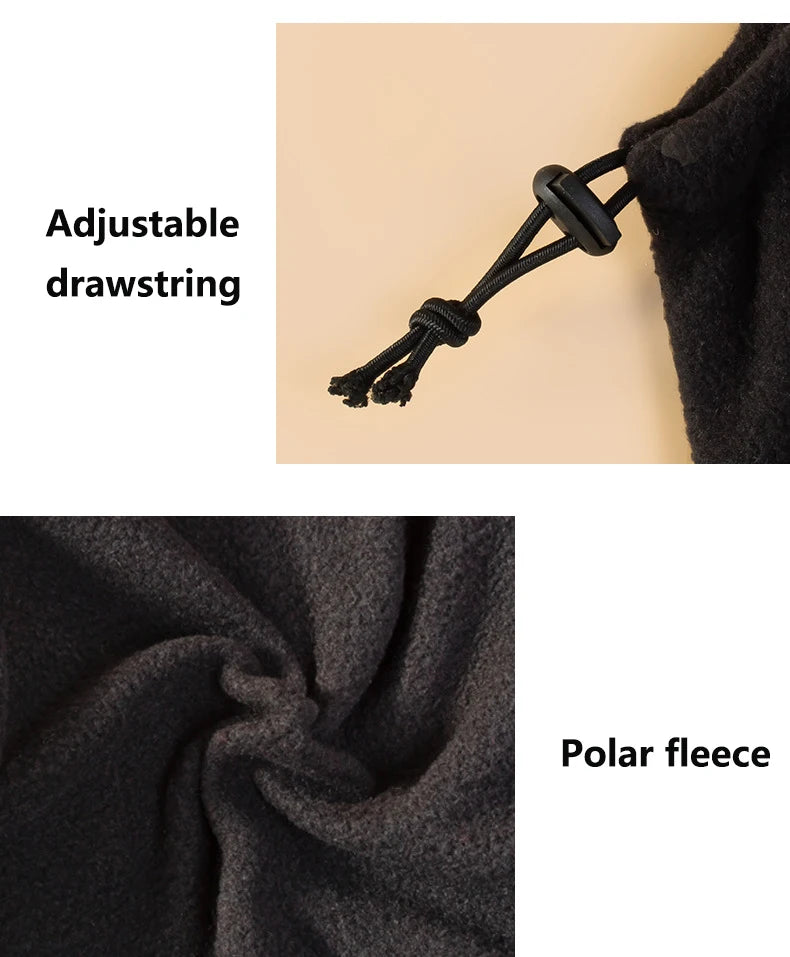 Winter Hat For Dogs Pet Hat Adjustable Drawstring Design for Windproof Comfort Warmth Polar Fleece Hat Winter Dog accessories