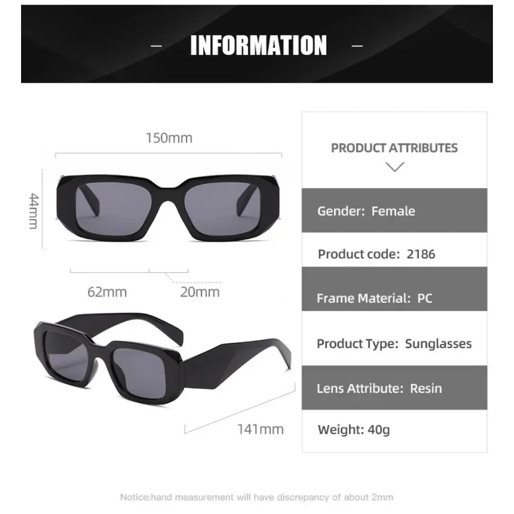 Men's and women's sunglasses, fashionable sunglasses, multi-layer lenses, square frames, sunshades, women's glasses