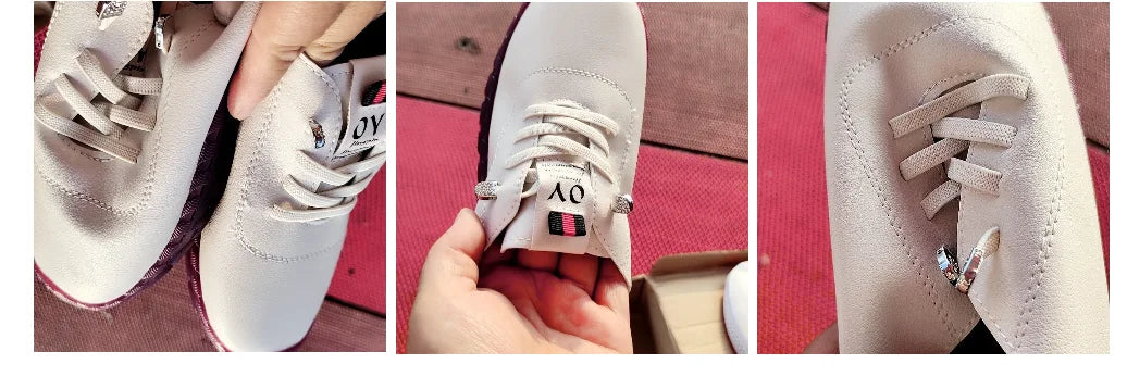 Spring Shockproof Orthopedic Shoes For Women Autumn Lace Up Flats Women's Loafers Ladies Comfort Moccasins Female Driver Shoes