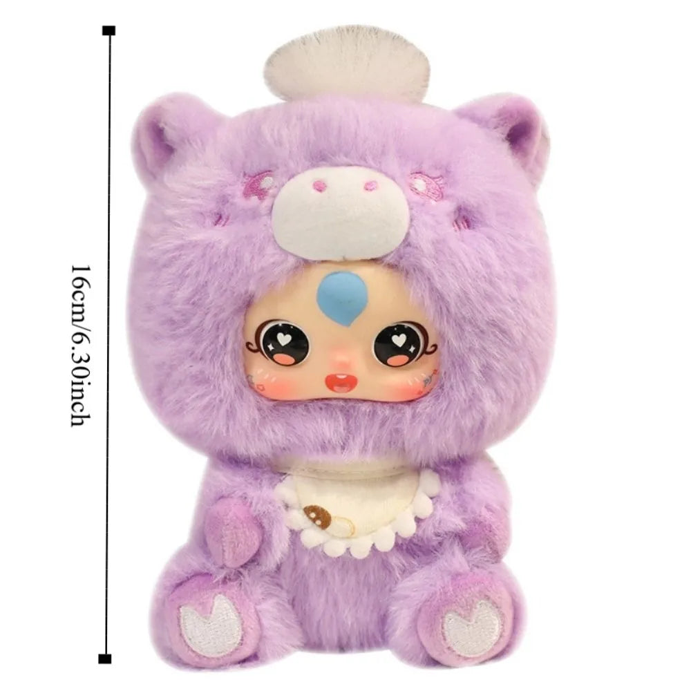 Kid's Accompany Dolls Pony Vinyl Pony Vinyl Plush Doll Soft Animal Vinyl Face Plush Toy Cute Pet Stuffed Plush Toys Boys Girls