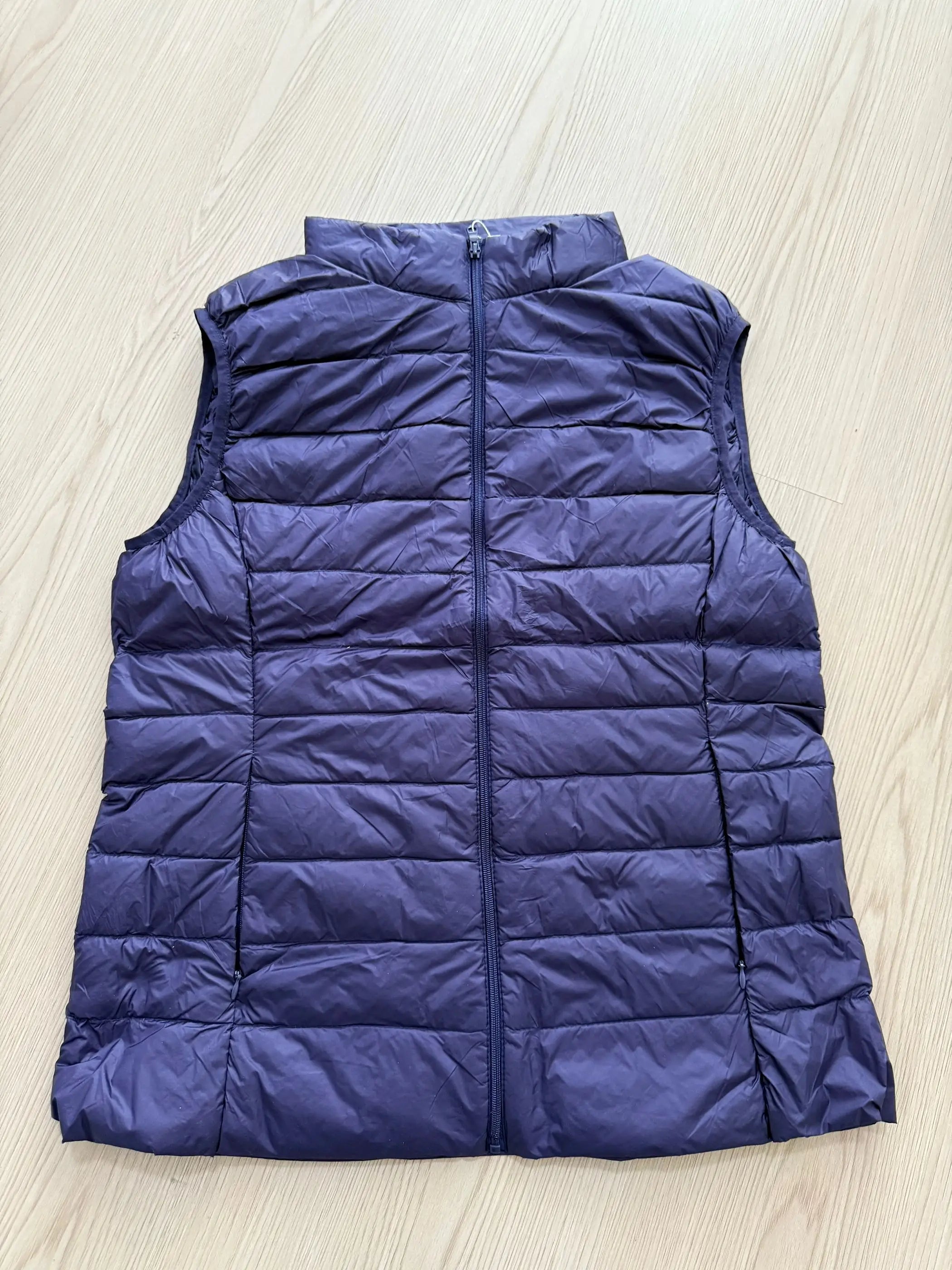 Winter Women's Down Jacket Sleeveless Cropped Puffer Jacket  Lightweight Nylon Coats Vest for Women Parkas Office Chaqueta