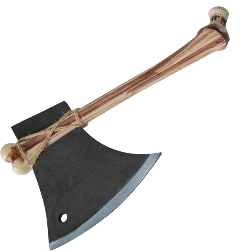 Halloween Makeup Weapons Prop Fake Axe Sickle Pickaxe Shovel Ghost Festival Cosplay Dress Up Props Happy Halloween Party Decor