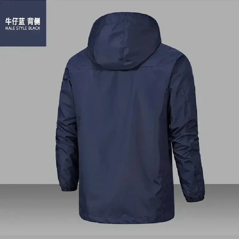 2025 Men's waterproof jacket, men's heat hunter, camouflage bomber jacket with hood, high-quality men's jacket