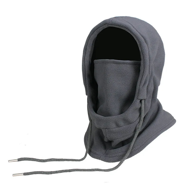 Warm Fleece Balaclava for Men Women Winter Face Mask Neck Warmer Hooded Cap Windproof Thermal Head Cover Beanies Bandana