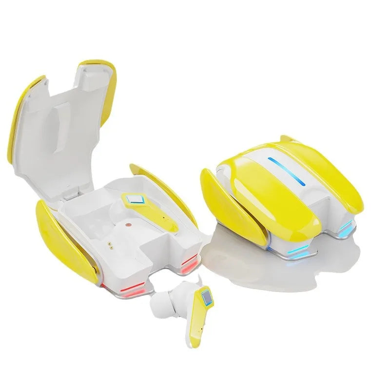 Bluetooth Gaming Earphone Cool Appearance Aluminum Alloy Base Lighting Music Game Dualmode Low Latency HiFi Sound Effect Headset