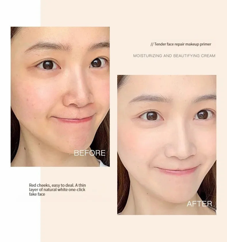 Makeup Primer Isolation Cream Moisturizing Modification Natural Even Skin Tone Long-lasting Concealer Refreshing and Docile