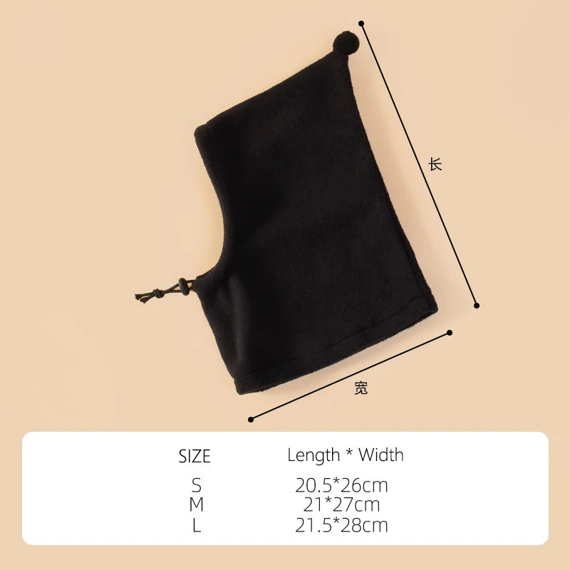 Winter Hat For Dogs Pet Hat Adjustable Drawstring Design for Windproof Comfort Warmth Polar Fleece Hat Winter Dog accessories