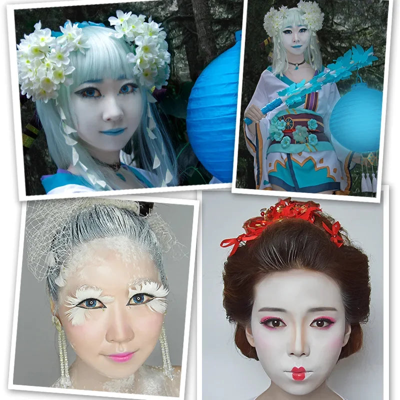 RULIAN Rulian Makeup White Foundation Cream Halloween COS Vampire Makeup Zombie Makeup Painted White Foundation