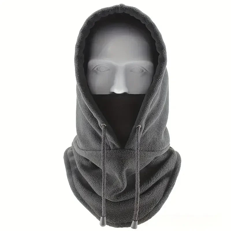 Winter Thermal Fleece Hat Hooded Outdoor Windproof Cold Warm Skiing Sport Men Women Neck Warmer Cycling Face Mask Masked Caps