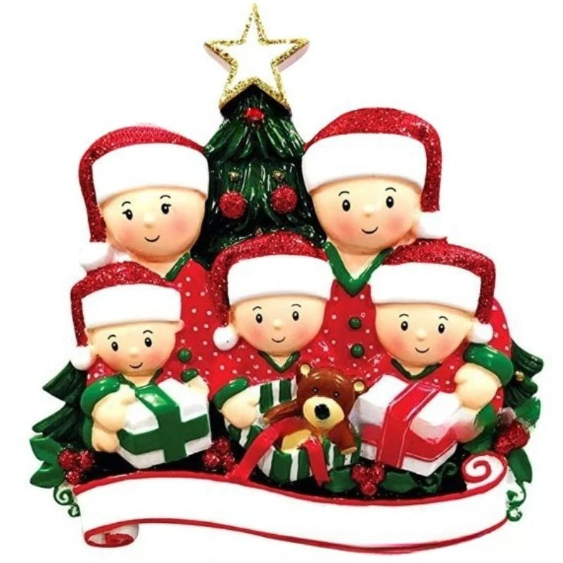 Christmas Tree Hanging Decorations DIY Personalised Navidad Ornaments For Home Xmas Decor New Year 2025 Gifts Crafts
