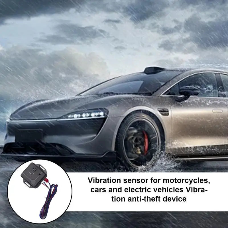 Car Vibration Sensor Alarm Car Anti Theft Device Remote Motion Detectors Car Alarm Device Home Security Systems Waterproof