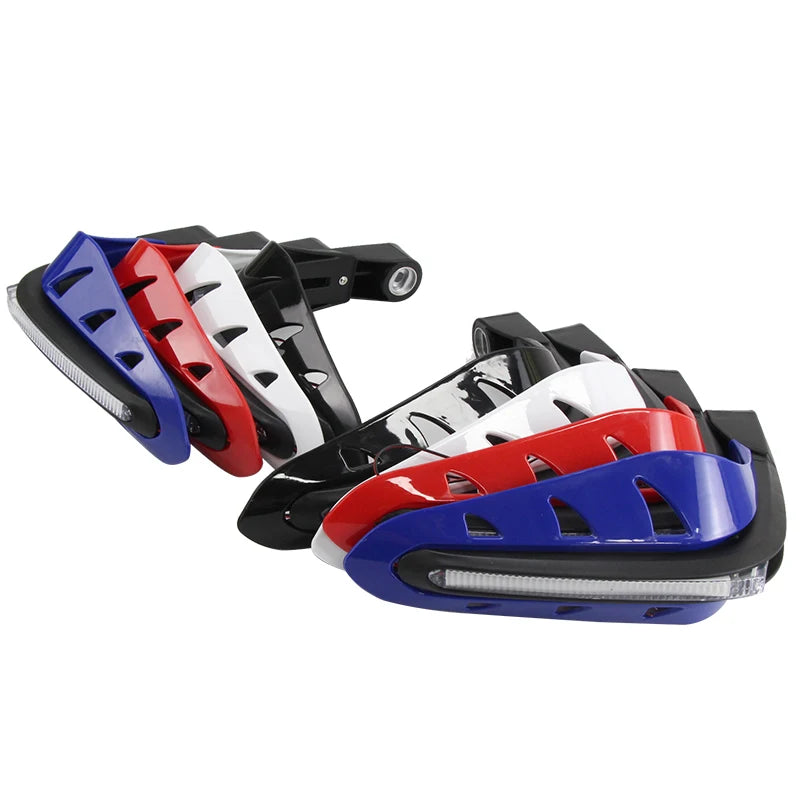 Motorcycle Handguards with LED Lights Motorbike Accessories Modification Protective Gear for ATV Bike Off Road Motocross ﻿