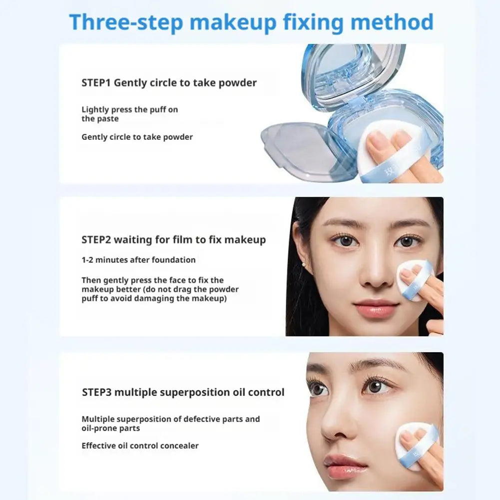 Makeup Setting Powder Natural Powder-free Matte Oilcontrol Waterproof Longlasting Makeup Refreshing Nonsmear Facial Makeup