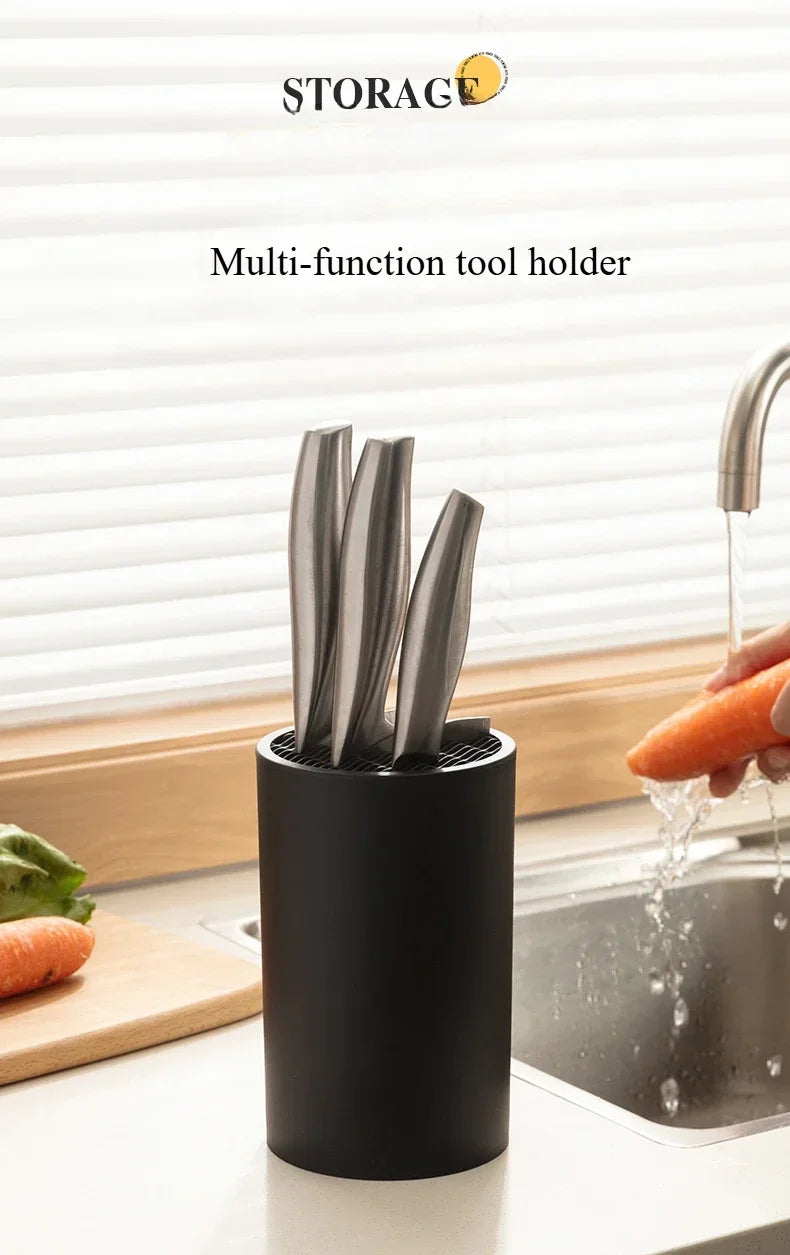 Kitchen Tools Stand for Chef's Knife, Knife Block, Storage Tank Holder, Kitchen Accessories, Household Tools, 1Pc