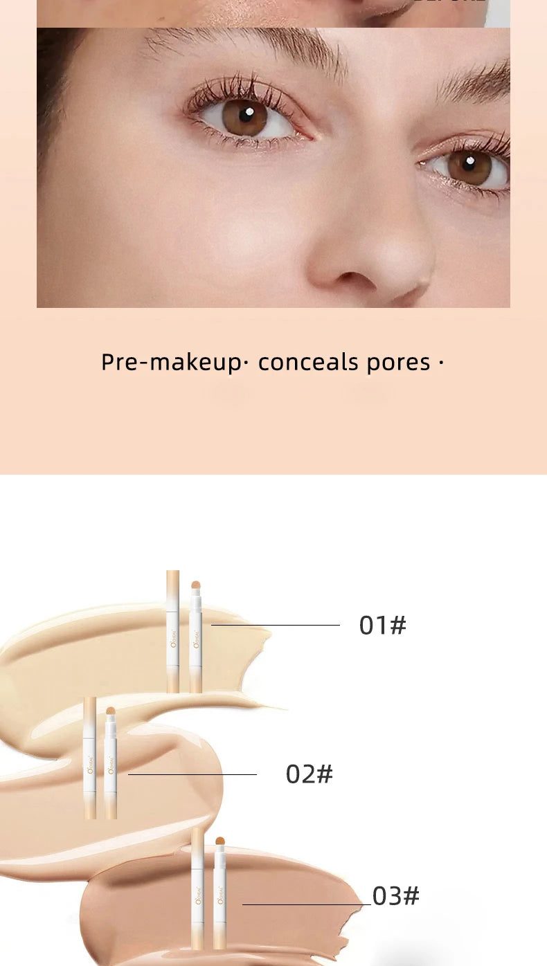 Clear, moisturizing, waterproof concealer, medium coverage, natural makeup effect, and create a natural foundation