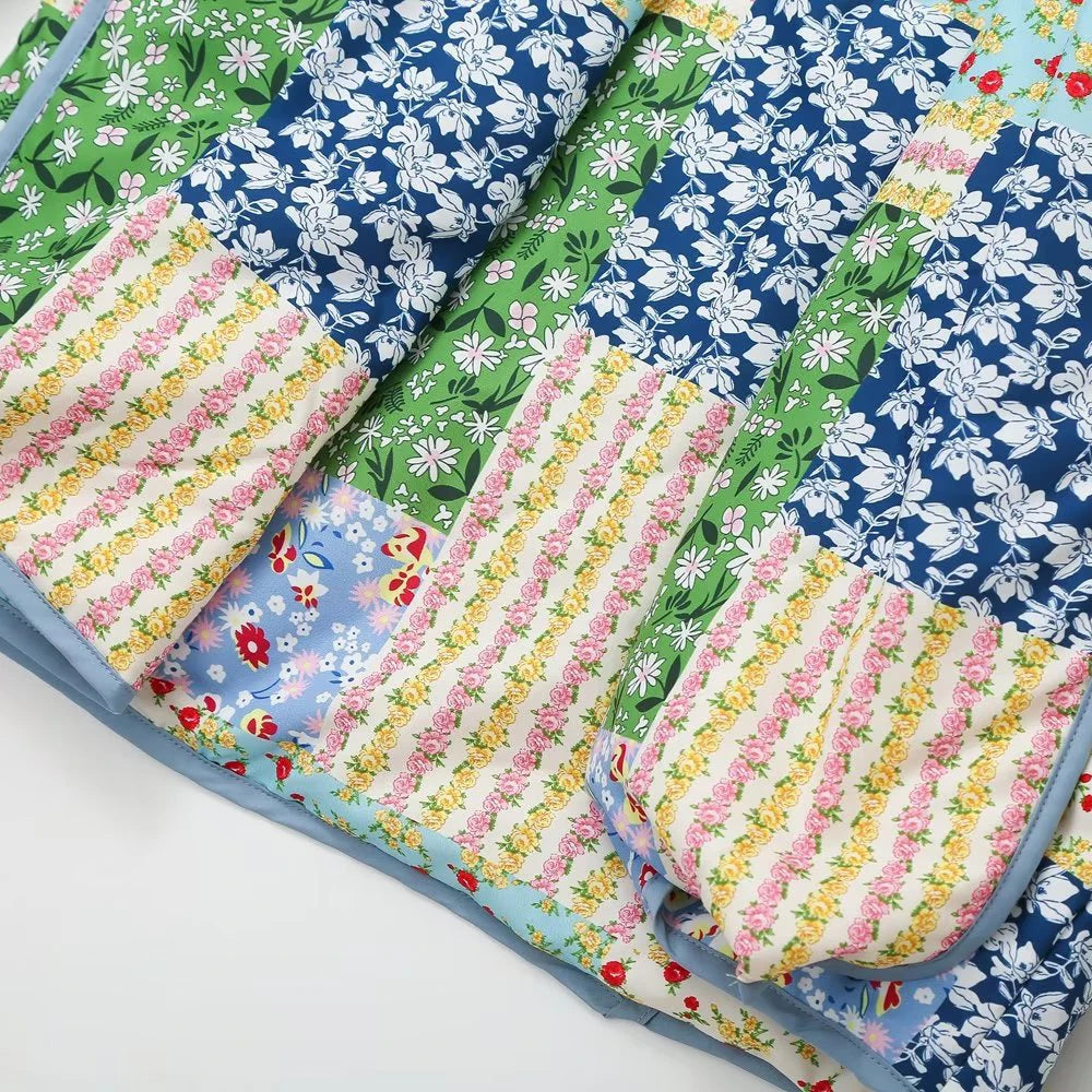 Women Cotton Jackets 2025 Autumn Winter Female Floral Printed Quilted Coats Thicken Warm Cardigan Lady Elegant Chic Outerwear