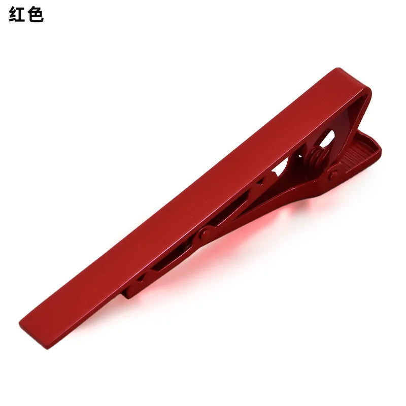 Tie Clip Necktie Accessories Fashion Style Ties for Men Metal Tone Simple Bar Clasp Practical Clasp Tie Pin for Mens Collar Clip