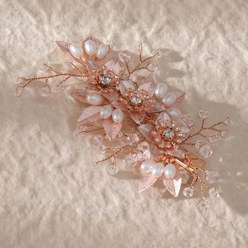 Hot Sales Women Hair Accessories Rhinestones Party Hair Clip Wedding Ceremony Hair Pin Bridal Party Head Jewelry Bride Headpiece