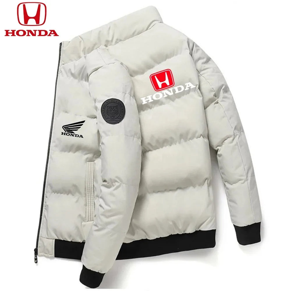 Honda Men Down Jackets Parker Coat Parker Jacket 2025 New Thick Warm Winter Men's Puffer Casual Cold and Waterproof Clothing