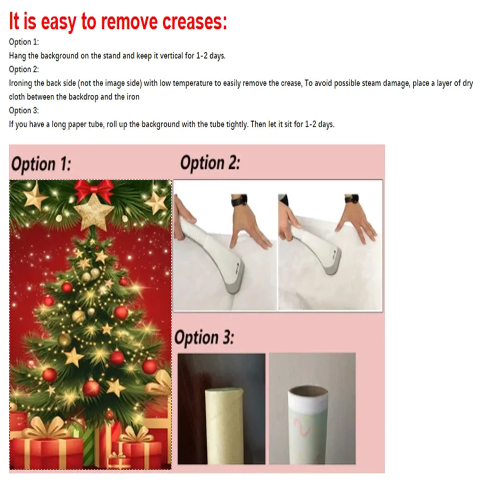 Christmas Party Decoration Winter Fireplace Xmas Tree Background Baby Shower Supplies Banner Photo Prop Backdrop Children Gift