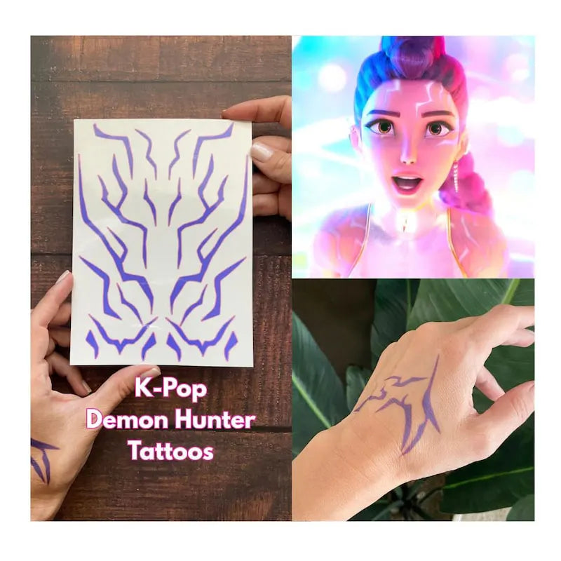Halloween Kpop Party Face Body Stickers Carnival Christmas Custom Tattoo Wedding Trendy Cool Clothing Makeup Supplies Mood Props