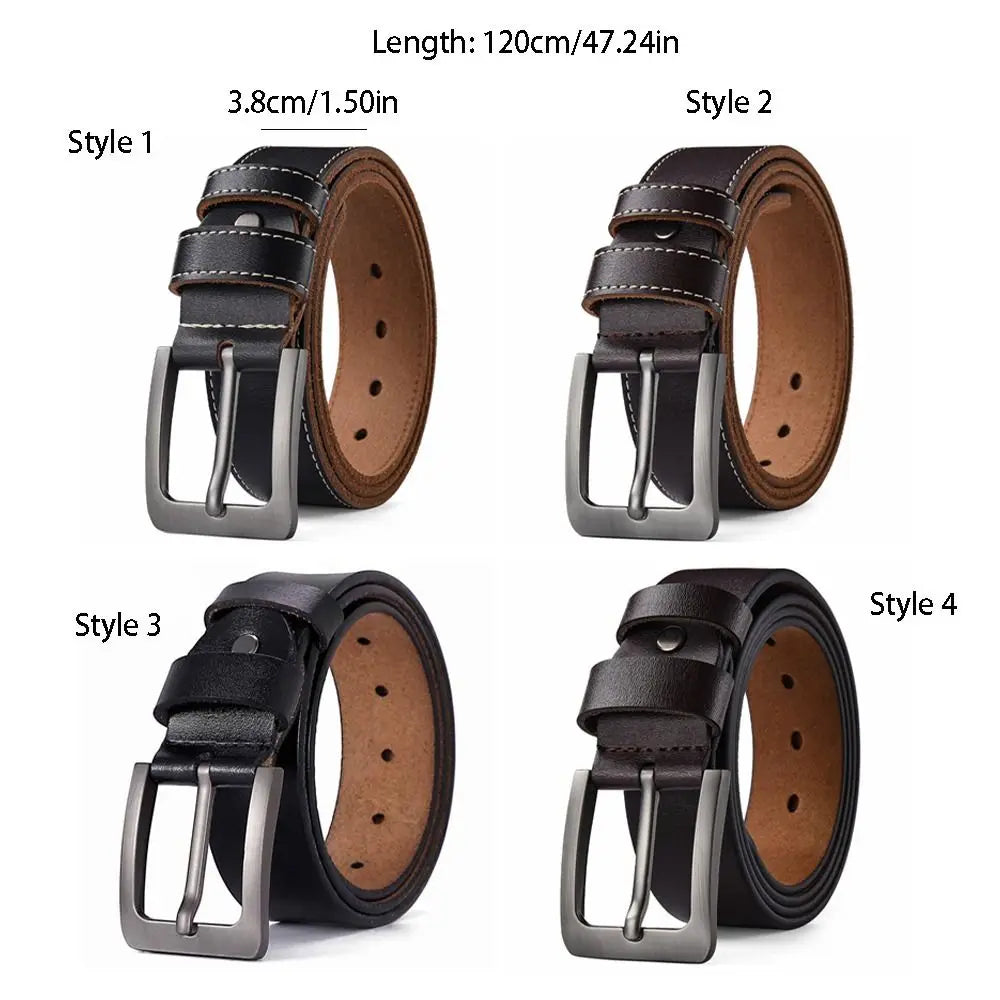 Waist Accessories Retro Men Belt Classic Versatile Casual Belts Durable Leather Belt Formal Occasions