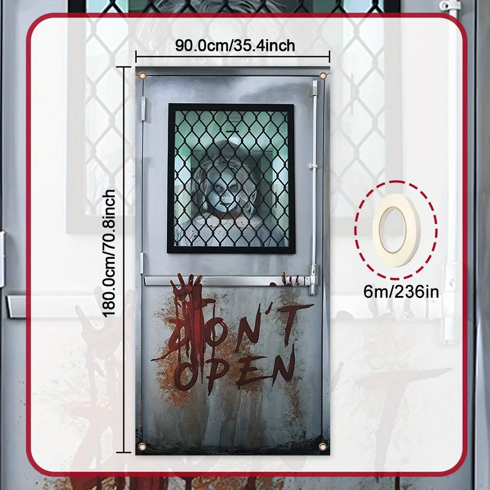 Halloween door decorations for festivals, made of polyester, multi-purpose, suitable for both indoor and outdoor use