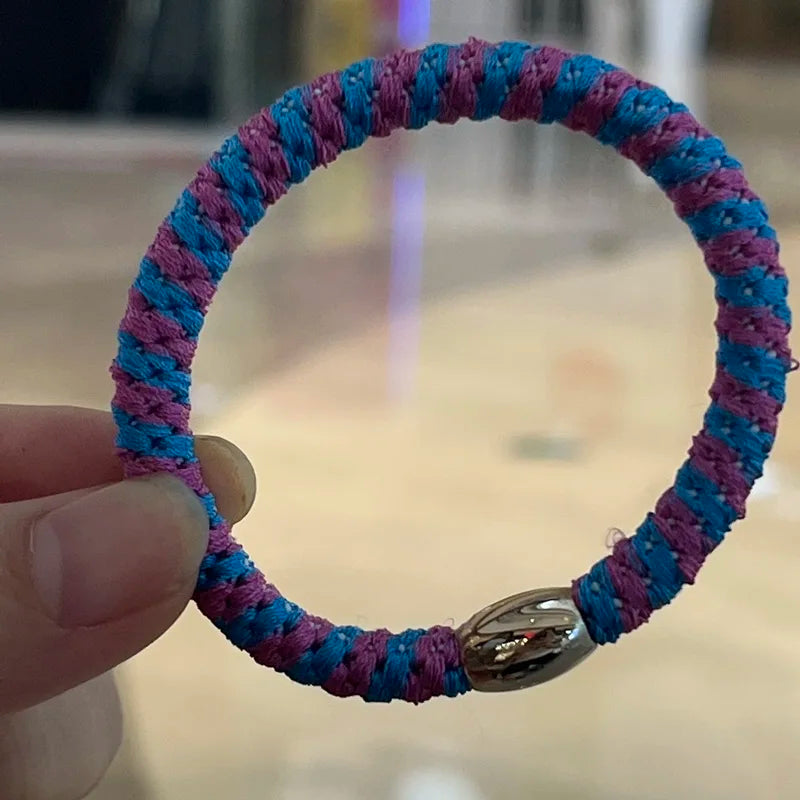 2022 fashion Simple thick hair rubber bands for Women Elastic Hair Tie Gum Girl Ponytail Hairbands Scrunchies kknekki Accessorie