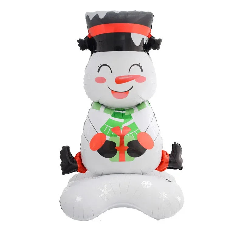 Christmas Decorations 2024 Balloon Santa Claus Snowman Xmas Tree Balloon Christmas Party Home Decor Navidad Natal New Year