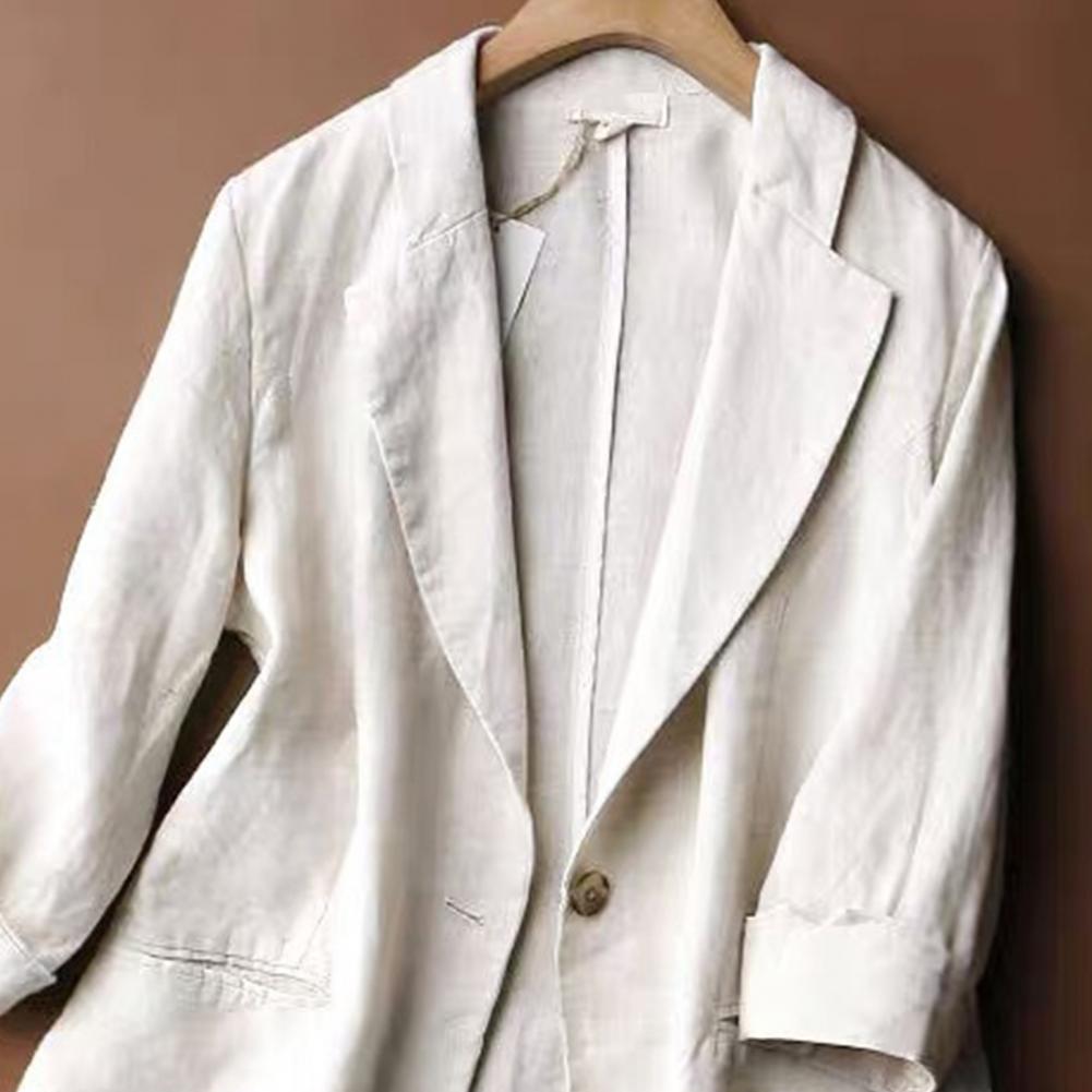 Women Jacket  Single Button   Women Suit Coat Formal Wear-resistant Lady Suit Coat 여성봄자켓
