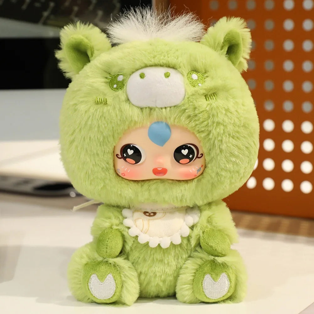 Kid's Accompany Dolls Pony Vinyl Pony Vinyl Plush Doll Soft Animal Vinyl Face Plush Toy Cute Pet Stuffed Plush Toys Boys Girls