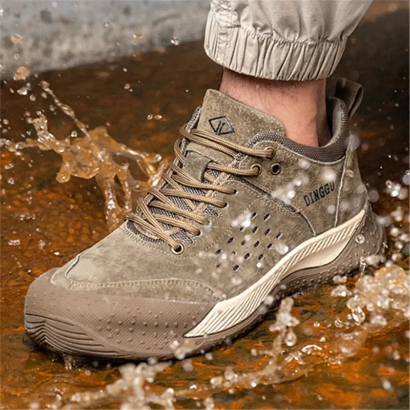 Anti-smash Indestructible Shoes Anti-puncture Safety Shoes Men Work Sneakers Steel Toe Protective Shoes Work Industrial