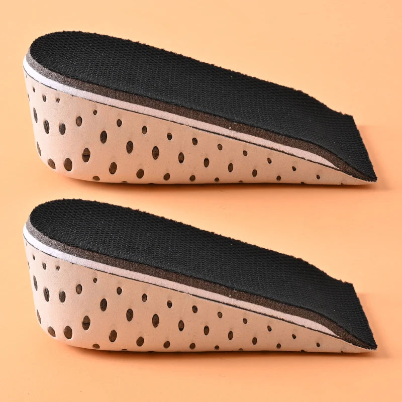 1 Pair Height Increase Insole Breathable Memory Foam Heel Lifting Inserts Shoe Lifts Shoe Pads Elevator Insoles for Unisex