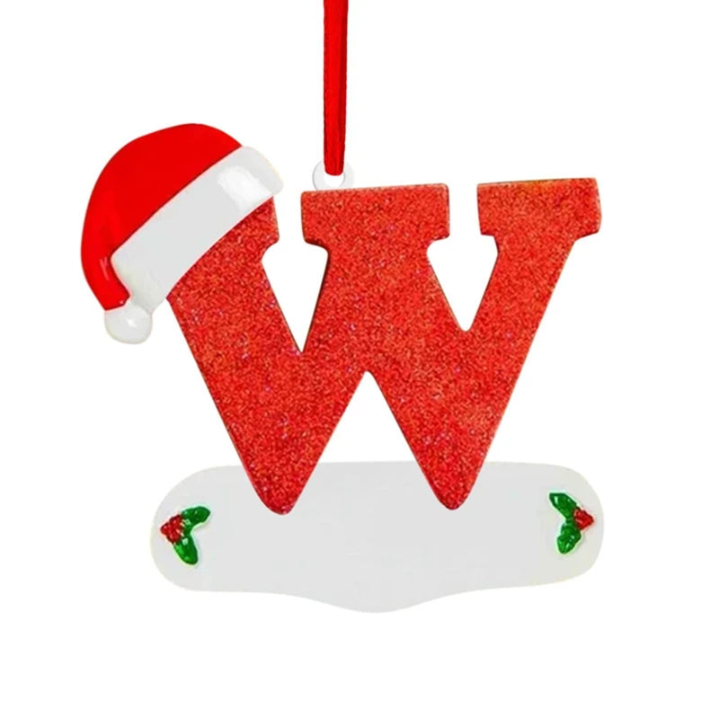 Merry Christmas Decoration Pendant English Alphabet Cristmas Tree Ornaments for Home Decor  Navidad New Year 2026 Gift Accessory