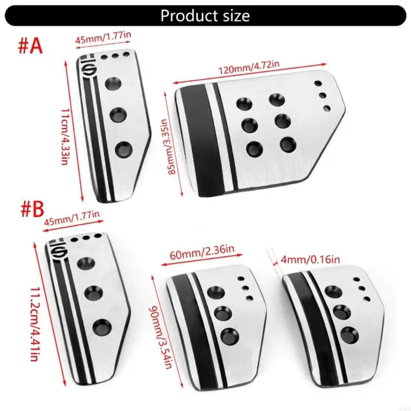Automobile manual/automatic transmission pedal, brake clutch pedal anti-skid