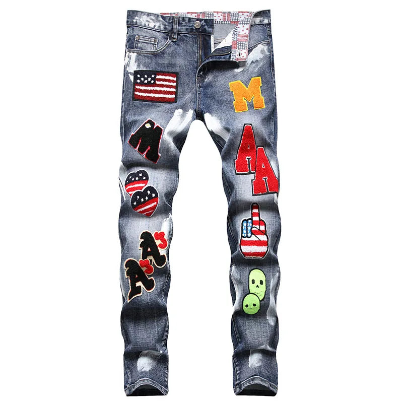 2023 Men Black Jeans Autumn Casual Mens Cotton Jeans Straight Male Denim Pants Baggy Jeans Trousers pantalones hombre