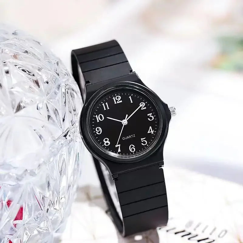 Black Watch For Women Silicone Strap Wristwatch Quartz Watches Women Clock Ladies Watch Gift Reloj Mujer relojes de mujer