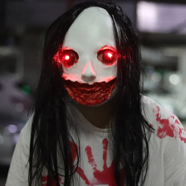 Halloween Mask, Party Mask, Fun Horror Mask, Cosplay Mask, Masquerade Mask, Led Mask, Halloween Decoration, Halloween Props