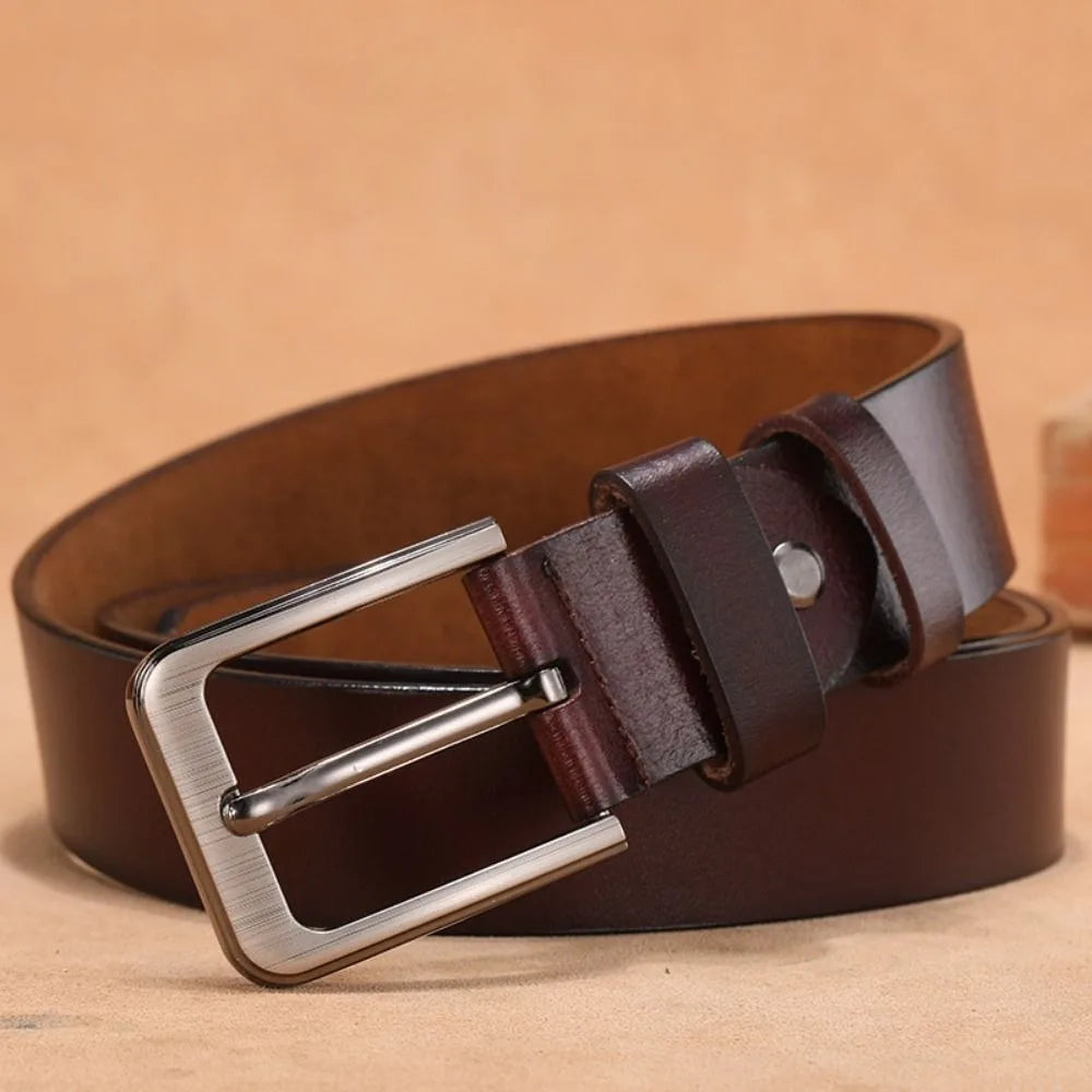 Waist Accessories Retro Men Belt Classic Versatile Casual Belts Durable Leather Belt Formal Occasions