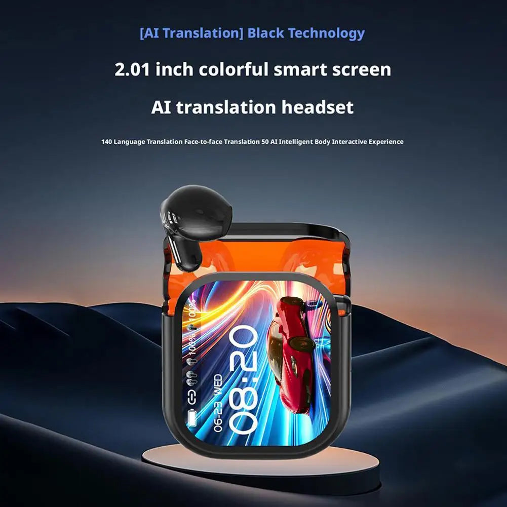 Wireless Bluetooth Earphones Sport Earbuds HiFi Stereo HD Mic Call Headphones LED Screen Headset 2025