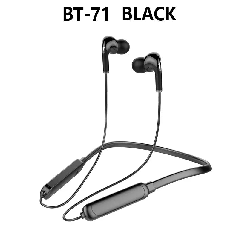 For iphone Hanging Neck Bluetooth 5.0 Wireless Sports Headset Ear Headset Bluetooth Headphones Earbuds Earphone With Mic