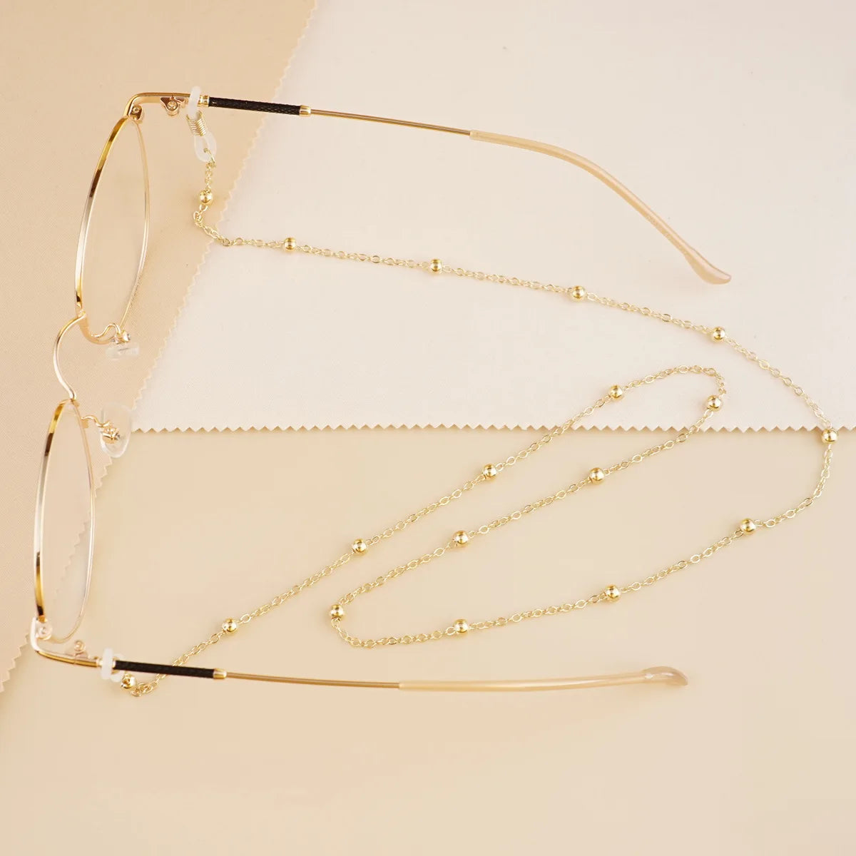 Fashion Metal Men women Eyeglass Chains Sunglasses Reading Beaded Glasses Chain Eyewears Cord Strap Rope female glasses chain