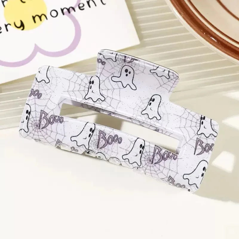 Halloween Theme - With Ghost/Pumpkin/Bat Patterns, Perfect For Holiday Party Costumes, Fashion Accessories For Women And Girls