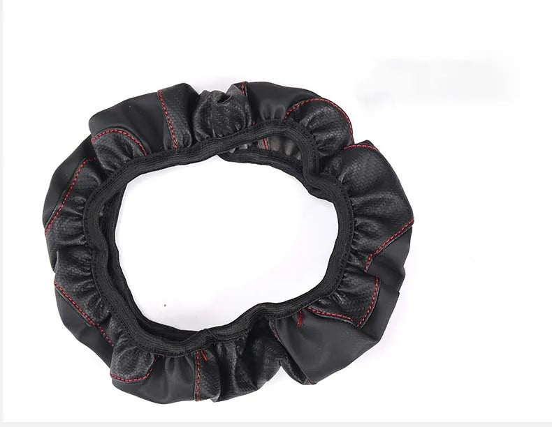 Non-inner-ring Automobile Steering Wheel Cover Leather Four Seasons for Spring Summer Autumn Winter for Men and Women