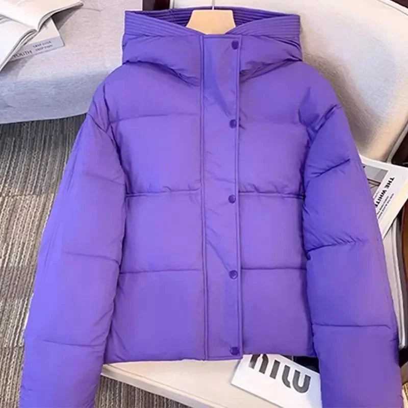2025 New Women Jacket Winter Parka Down Cotton JacketsLoose Thick Warm Hooded Parkas Casual Long Coat Waterproof Outwear