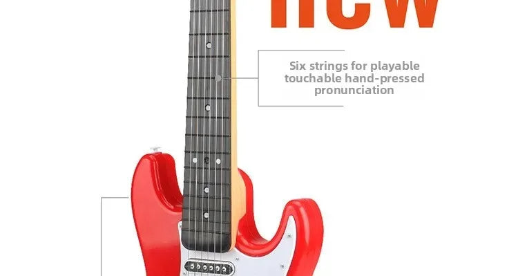 Children's electronic guitar toy, playable simulation, for beginners, gifts for boys and girls